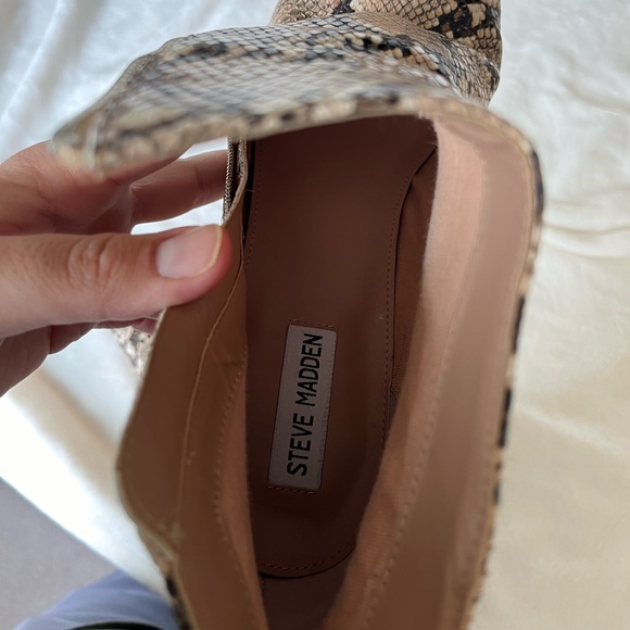 Steve Madden Snakeskin Ankle Boots - Picture 4 of 7
